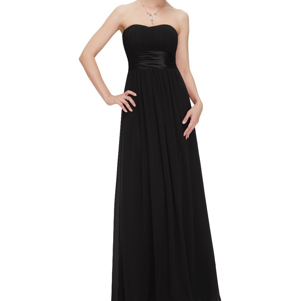 Brand new black maxi prom dress sleeveless